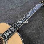 Custom Deluxe Solid Spruce Top Dreadnought Body Ebony Fingerboard 41 Inch Real
