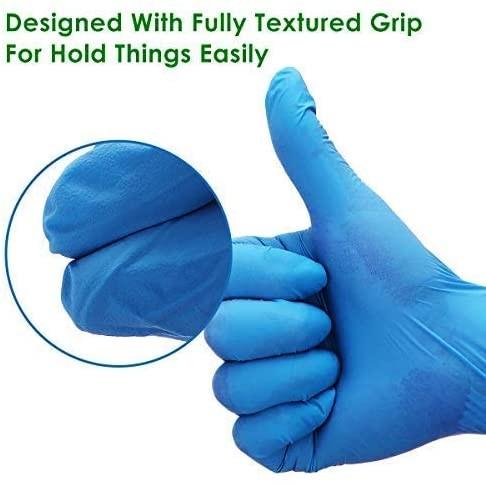 Fully Coated Hot Sale Disposable Blue Heavy Duty Work Examination Industrial Non