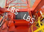 High Efficiency Carbon Steel Tower Hoist Winch With LBS Grooved Drum