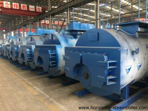 China 1.4MW Oil Fired Hot Water Boiler With Big Furnace Threaded Pipe Design factory