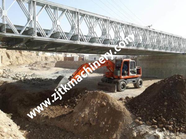 Steel Bailey Bridge, steel truss bridge , Double lane , Compact 200 bridge