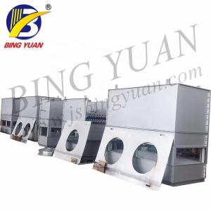 Silver R404A Evaporative Condenser Aluminum Refrigeration Row