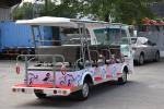 14 Seater New Energy Mini Pure Electric City Sightseeing Bus Wiht Security
