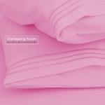 40 Fabric Count Three Lines Embroidery Luxury Hotel Sabanas Bed Sheet 4pcs
