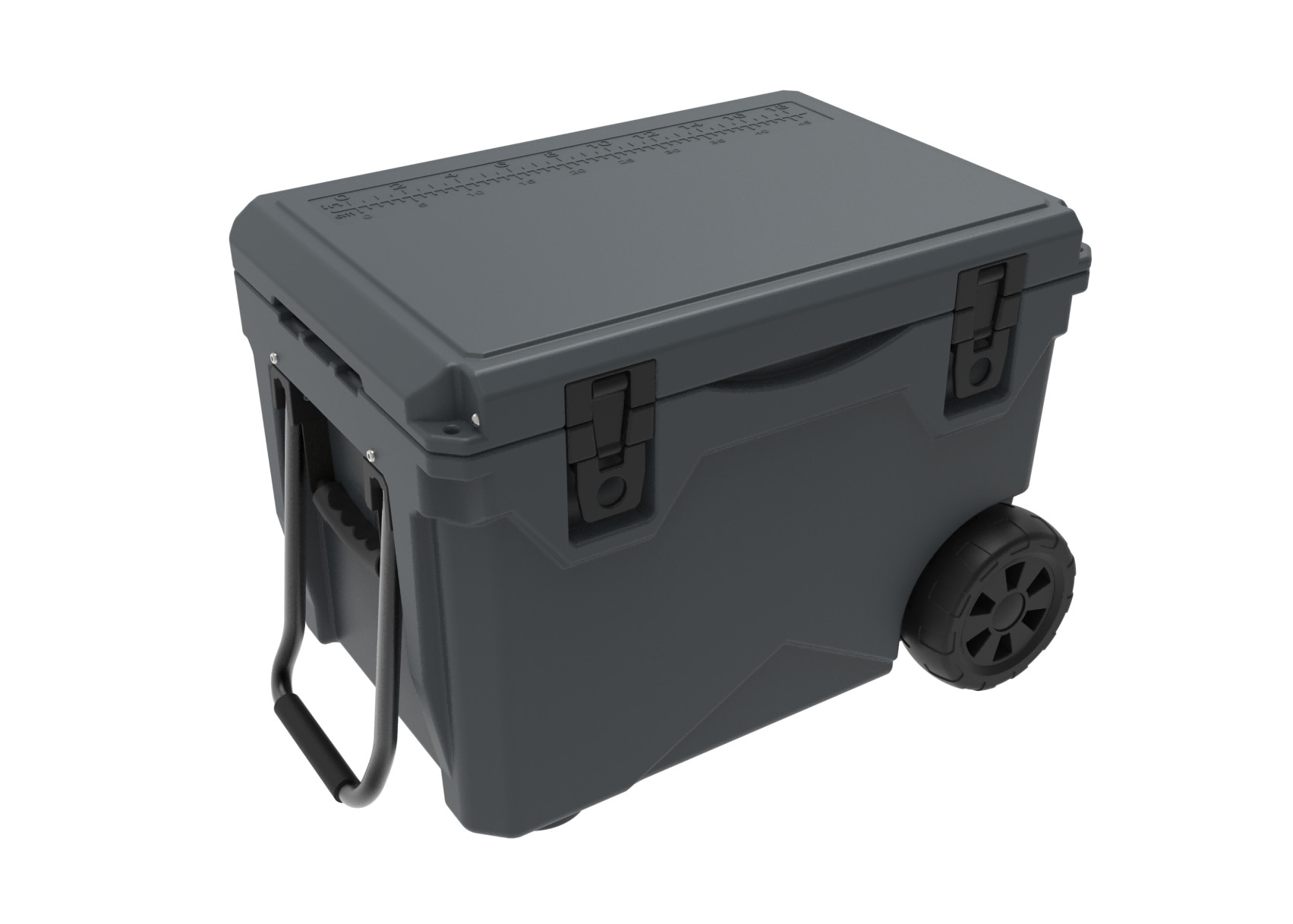 U3 Rotomolded Rugged Rolling Cooler Customized 50QT Capacity