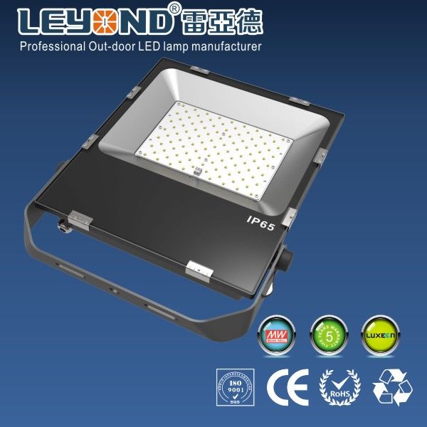 Netural White 4000K Waterproof LED Flood Light 100W SMD Flat Pad Flood Lighting 3