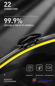 China Wiper Blades Car Wiper Accessories Silent Operation Easy To Install And Replace factory
