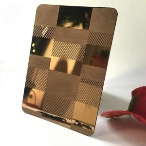 China Color Etched Stainless Steel Sheet 201 304 316 Stainless Steel Plate factory