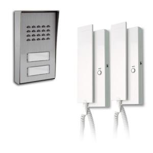 China 2 Wire audio visual Outdoor Ring Doorbell OEM Metal Panel For Apartment factory