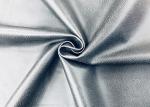100% Polyester Upholstery Fabric Knitting with Bronzing Charcoal Color