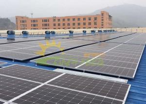 China OEM 2-5 Rows Metal Roof Solar Mount For Hills And Slopes factory