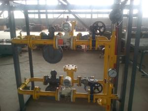China sell 6 bar to 0.4 bar gas regulator skid factory