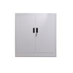 Bedroom Clothes Storage Two Doors RAL Color Electrostatic Iron Cupboard