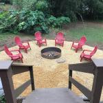 Outdoor Corten Steel Fire Pit Garden Round Fire Bowl Wood Burning Black Colour