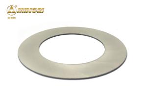 China Wear Resistant Tungsten Carbide Disc Cutter Blade For Cutting Battery Foil Round Knives factory