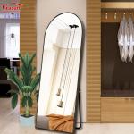 Living Room Wall Decor Modern Style Extra Large Dresser with Silver Glass Mirror