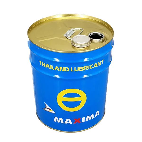 20L Phenolic Lined Closed Steel Metal Bucket With Lid With Spout For Oils
