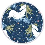 Eco Friendly Sublimated Beach Towels Exquisite Sewing Long Durability Washable