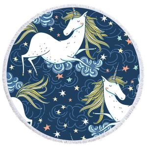 China Eco Friendly Sublimated Beach Towels Exquisite Sewing Long Durability Washable factory