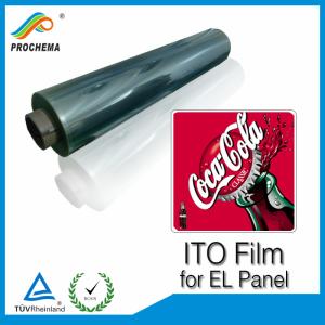 China 100ohm conductive ito film for EL factory