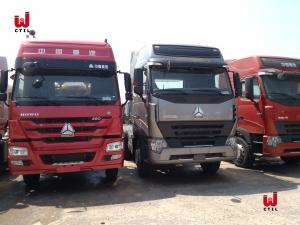 China HOWO Towing Trailer New 4x2 420hp Heavy Duty Tractor Head Truck factory