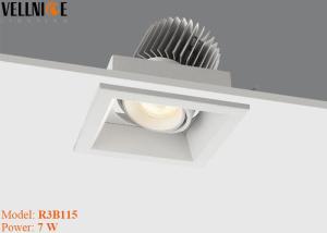 China COB Recessed LED Grille Down Light Black White Color Square LED Spot Ceiling Lamp Energy Saving factory