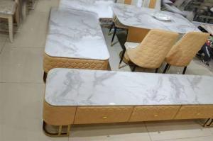 China Strong Hardness Faux Marble Coffee Table Good Wear Resistance factory
