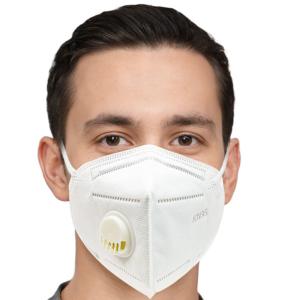 China Adults 5Ply Disposable Protective Face Mask KN95 With Single Valve factory