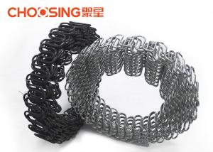 China Upholstery 8 Gauge Zig Zag Springs Black Color Zinc Plating Surface For Furniture Seat factory