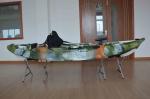 Plastic Open Top Sea Kayak Motor Drived Customized Color Well - Suited Space