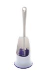 Soft Bristle Toilet Bowl Brush With Holder 13x42cm Rubber Brush Remover