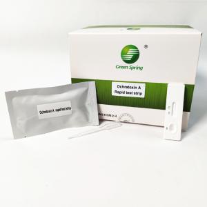 China Ochratoxin A OTA Rapid Mycotoxin Test Strips For Grain Feed 50 Tests/Kit factory