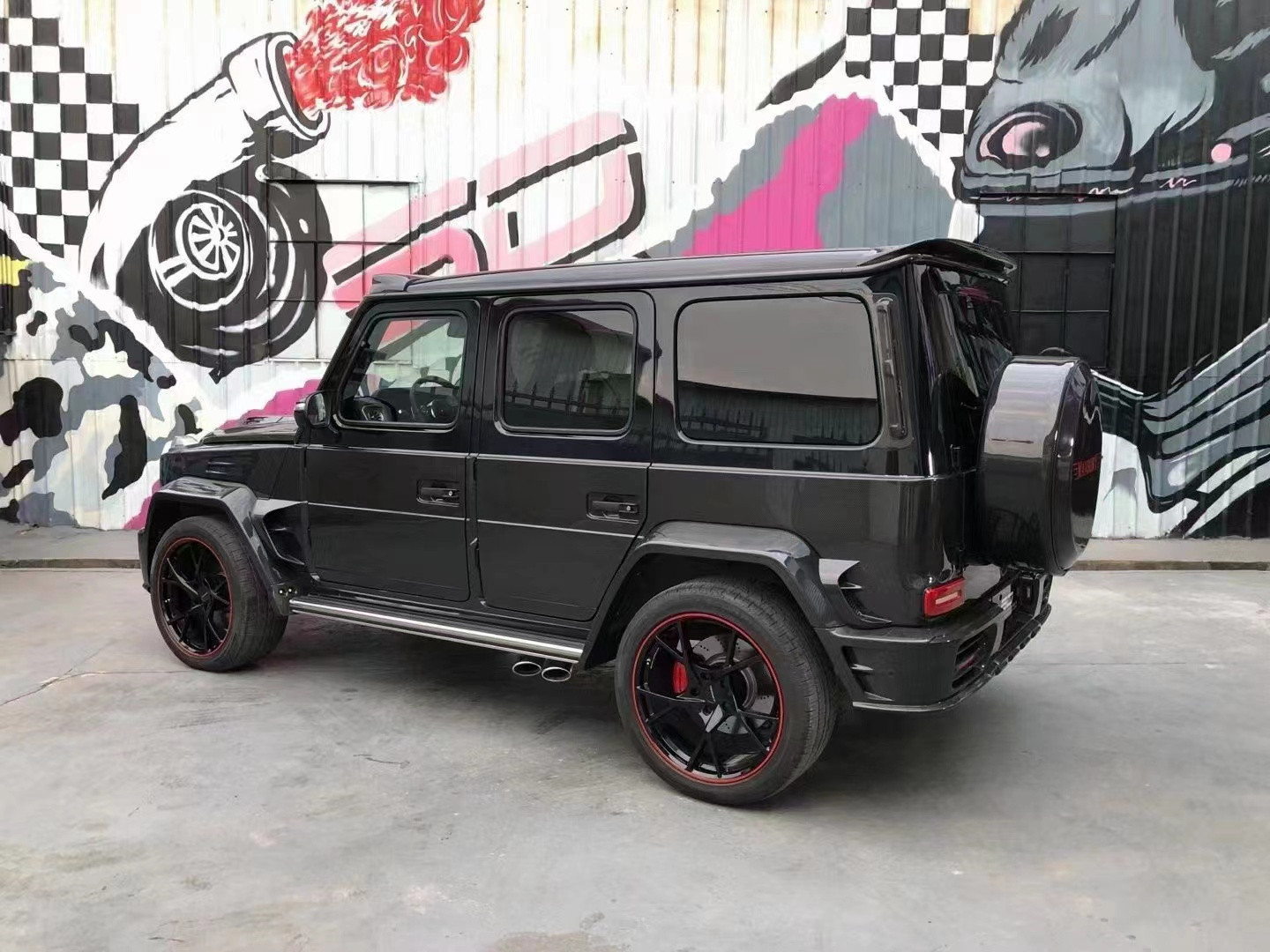 Auto Parts for Mercedes W464 G500 G550 G63 Body Kit W464 G500 G550 G63 Upgraded MSY Style Carbon Fiber Body Kit