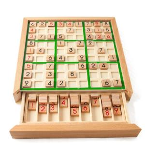 China Children Sudoku Chess Beech International Checkers Folding Game Table factory