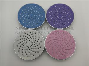 China ABS plastic material round spray painting shower head top shower rain shower colorful factory