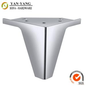 China 75mm high durable furniture replacement custom metal sofa feet SL-187 factory