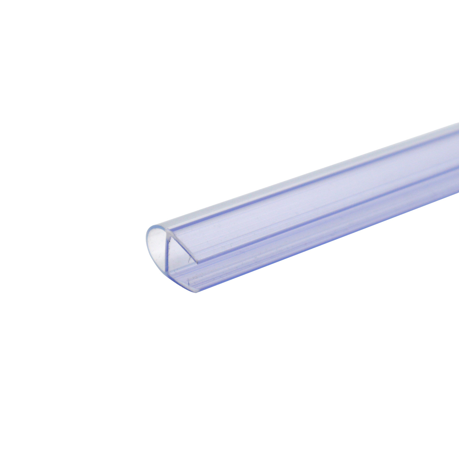 180 Degree H Type Polycarbonate Water Seal for 2400MM In Line Panel Steam Shower Door