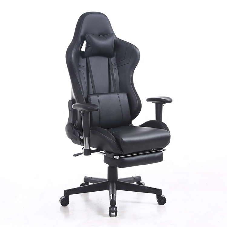 Contemporary Design High Back Leather Racing Computer Gaming Chair for Serious Gamers