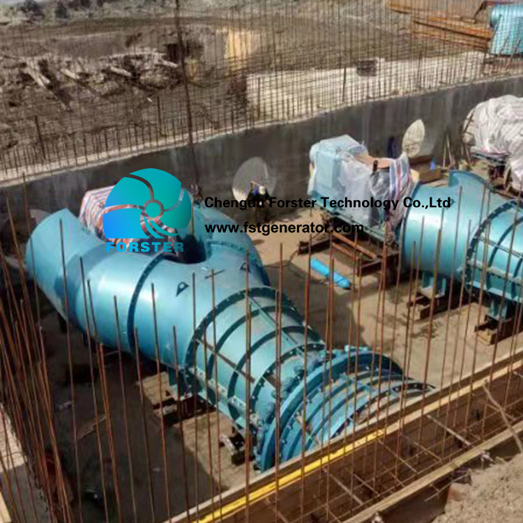 Hydroelectric Bulb Tubular Turbine Generator For Low Head HPP