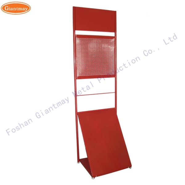 Commercial Exhibitors Hanging Product Tool Rack Floor Standing Metal Display Stand