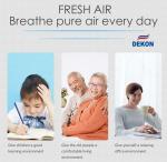 Air purifier WIFI control with anion generator H13 medical level HEPA filter