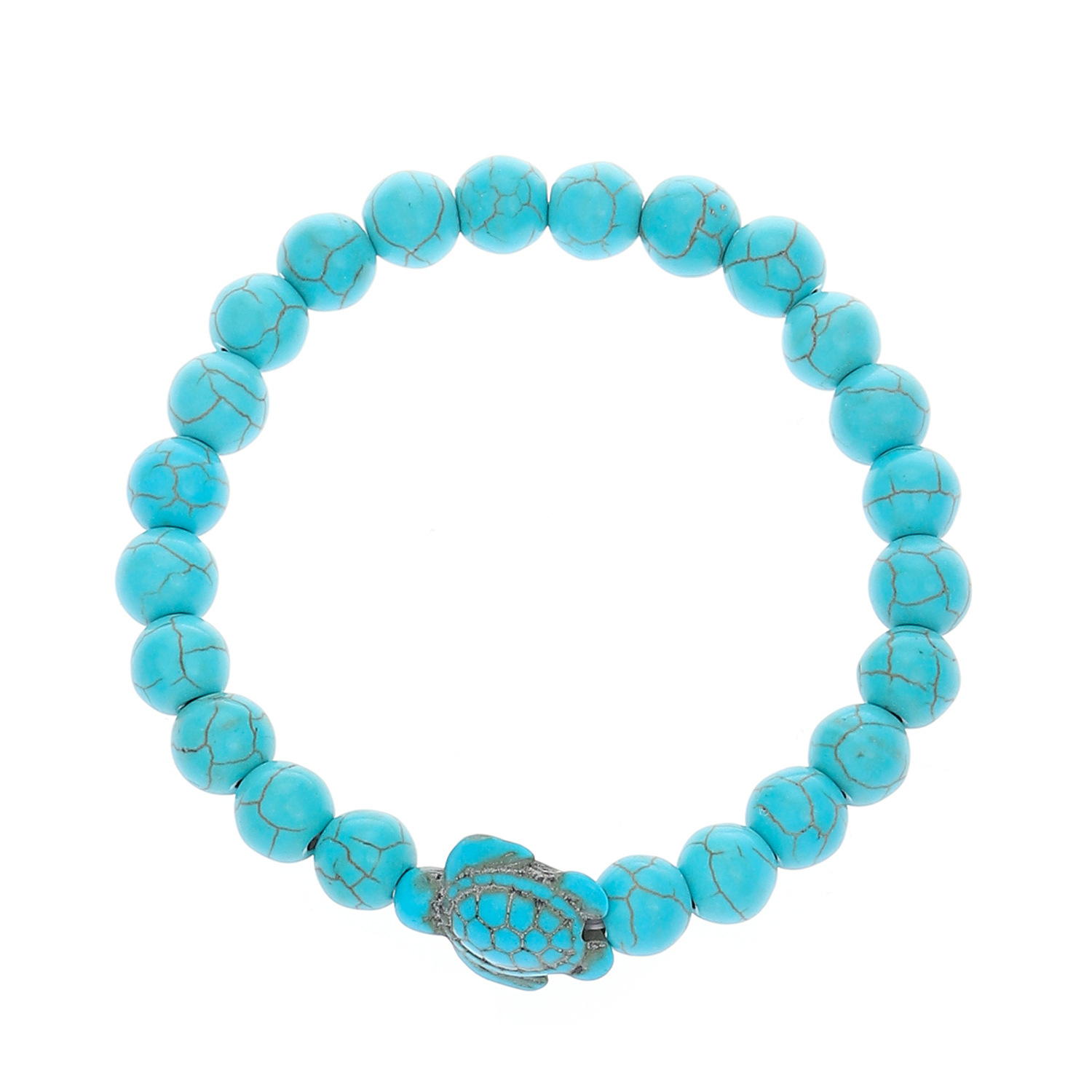 Bohemian Turquoise Beaded Bracelet Ethnic Cross Starfish Turtle Bracelet European And American Turquoise Bracelet
