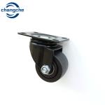 1.5 Inch 2 Inch Black Stem Heavy Duty Caster Wheels For Workbench