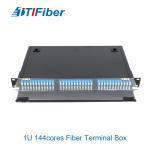 LC Connector 1U Fiber Optic Patch Panel Wiht Cold Rolled Steel