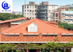 China Hot Sale Synthetic Resin Roof Tile PVC Plastic Spanish Roofing Cover For Villa factory