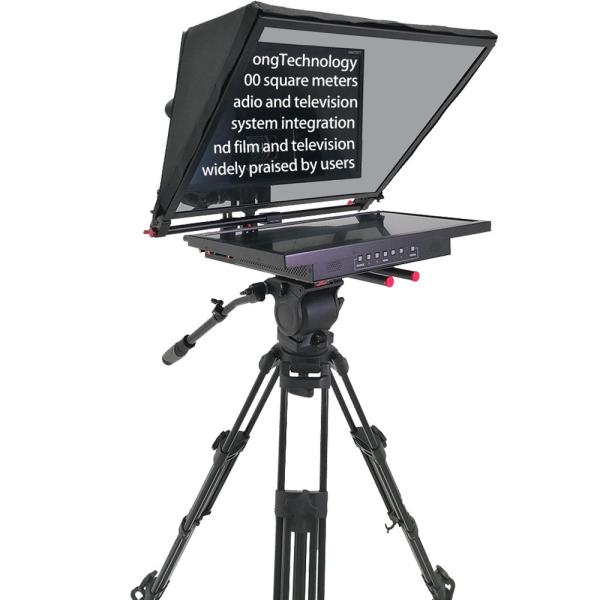Customizable Font and Background Colors on 1000nit Monitor Teleprompter for TV