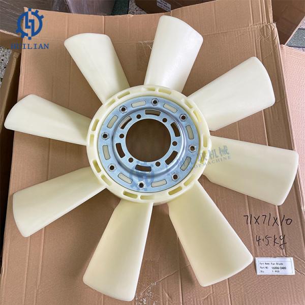 10 Blades ME2998109 Fan Blades Excavator Diesel Engine 6D24 Cooling Fan Blades