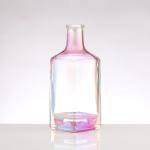 500 ml 16 oz Clear Glass Whisky Gin Tequila Bottle With Cork for Beverages