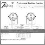 RGBWA-UV 6in1 LED PAR Wash Light 18X18W IP Rated with No Noise Working for Stage