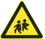 Best Price Pay Attention To Pedestrians Warning traffic Sign and Symbols